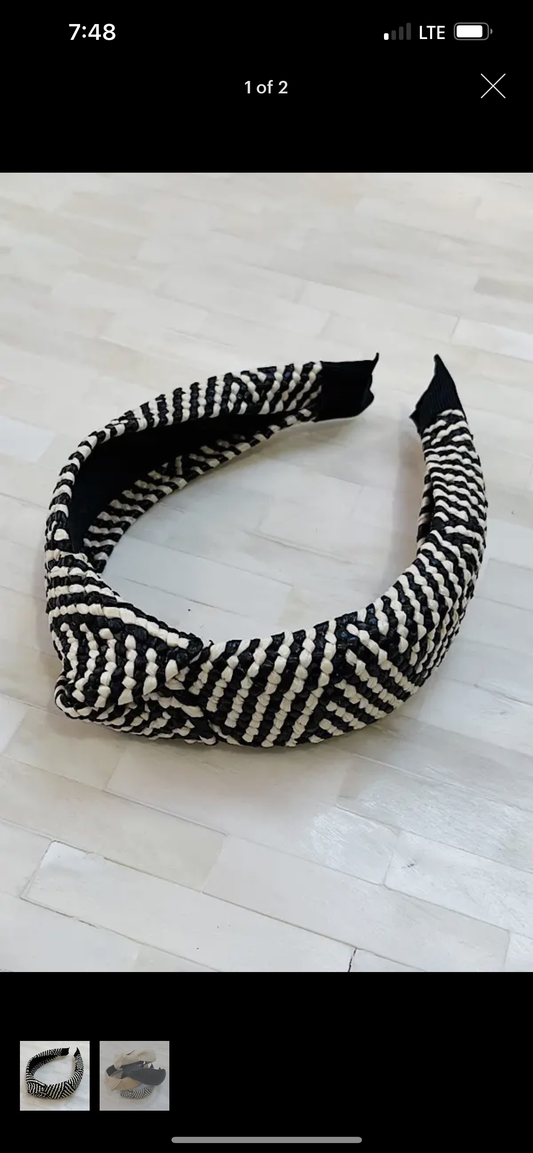 Striped Woven Headband