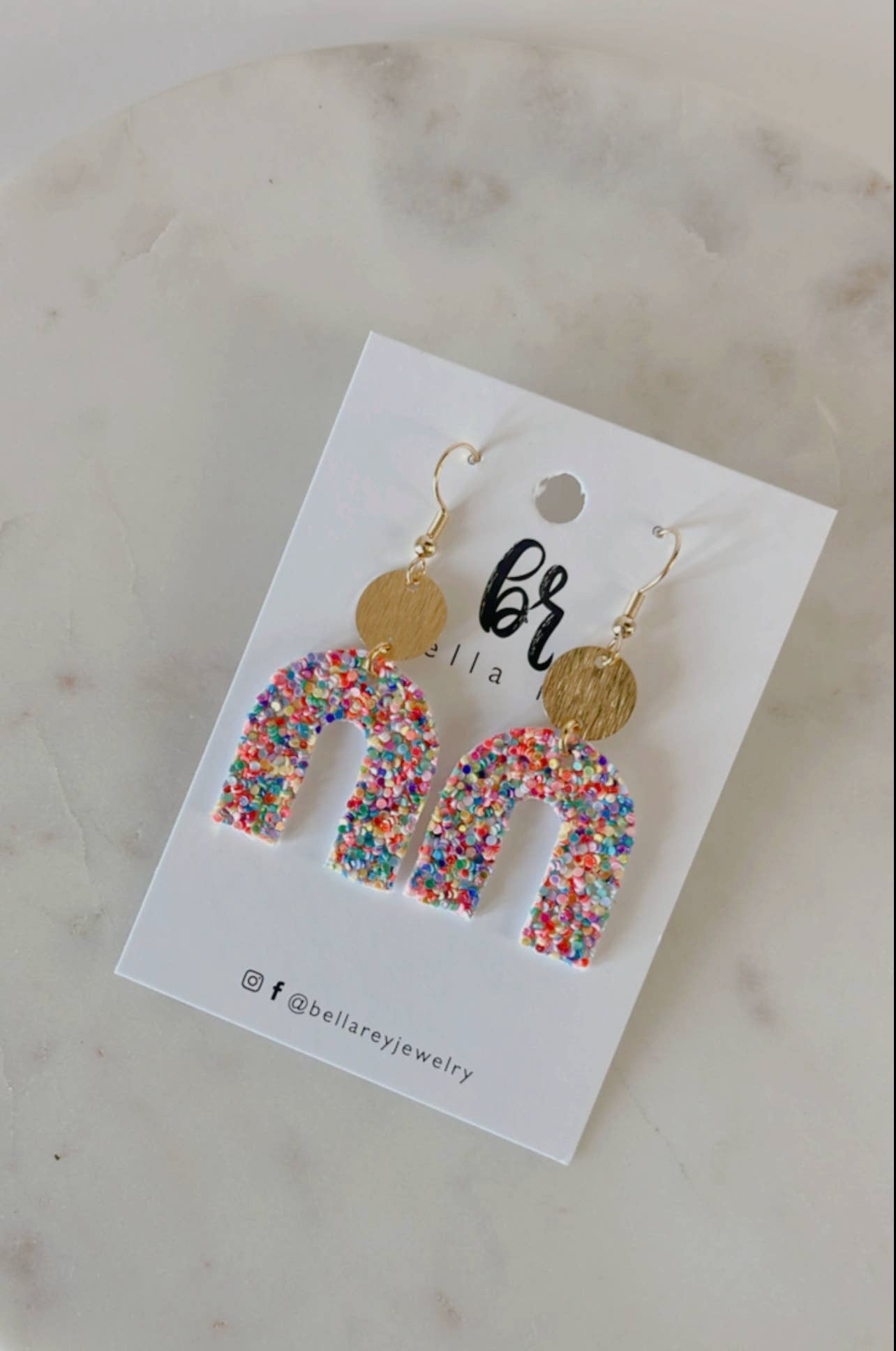 Waverly Mini Leather Sparkle Earrings